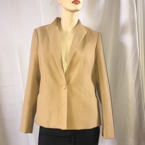 Vintage Villagio Gold One Button Blazer